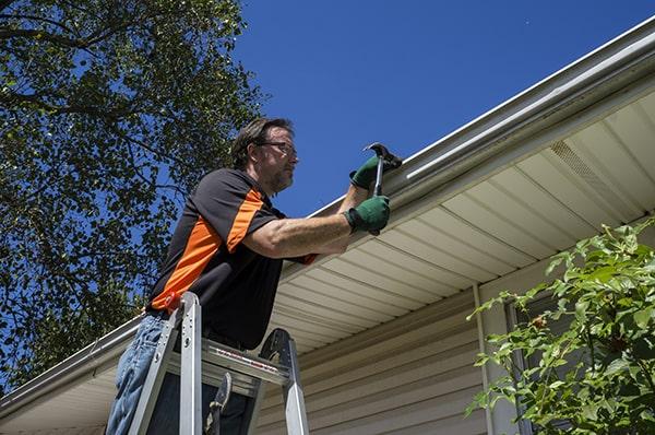 gutter repair can usually be completed within a day or two, depending on the severity of the damage